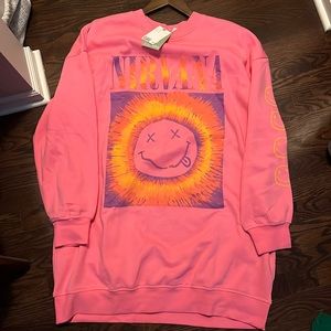 Nirvana sweatshirt.